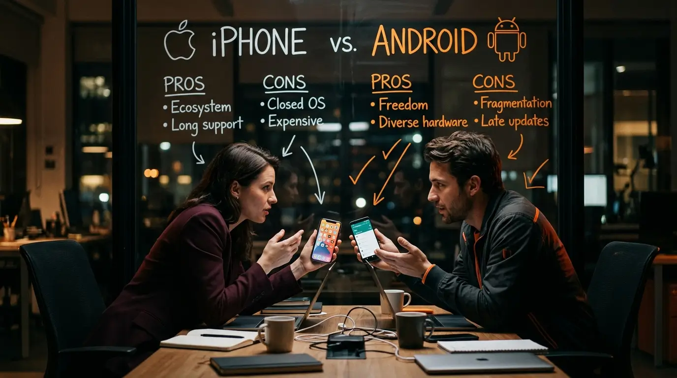 iPhone vs Android pros and cons